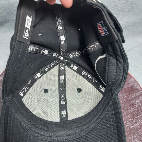 New Era Atlanta Falcons Black Adjustable Cap - Picture 9 of 11
